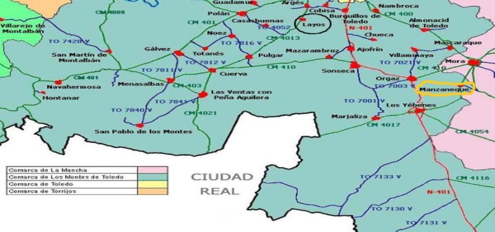 Sol Y Luna "Desayuno Incluido" Manzaneque Kültér fotó